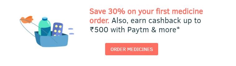 1mg- save 30 percent on your first medicine purchase earn cashbac